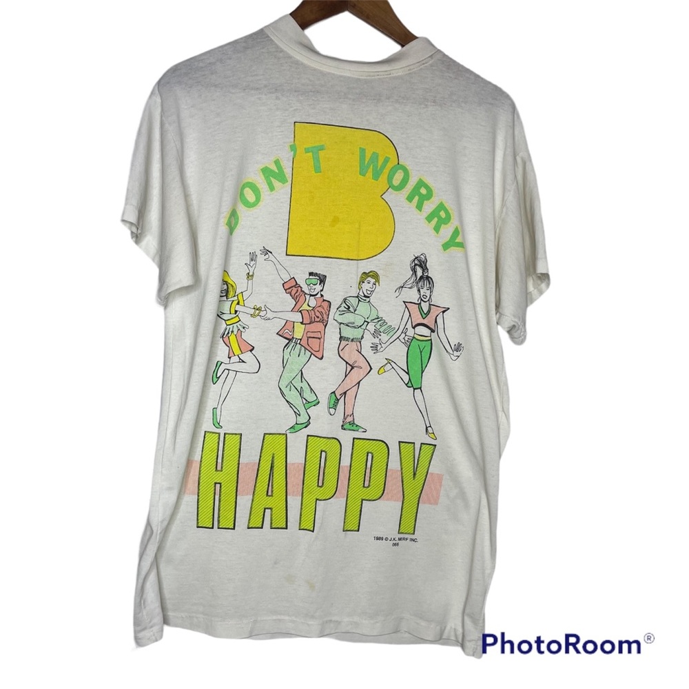 Vintage don’t worry be happy single stitch t shirt M